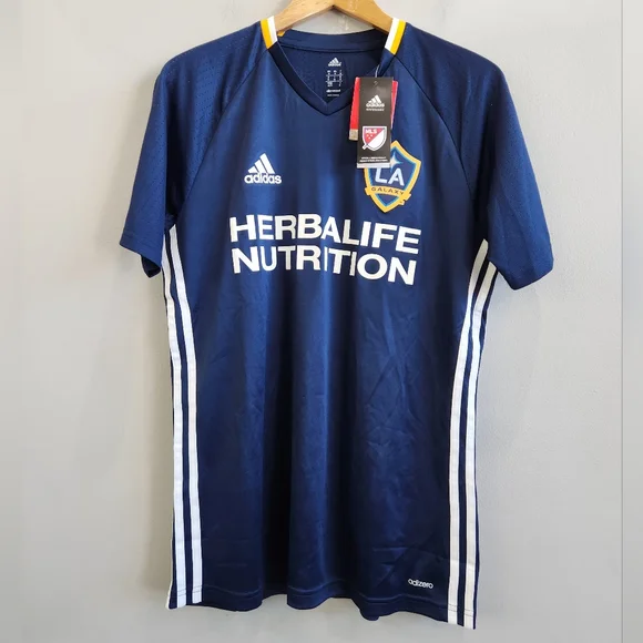 adidas Shirts Adidas Mls La Galaxy Training Top Jersey 2516